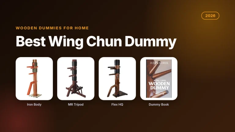 Best wing chun dummy 2026 featuring Iron Body, MR tripod and Flex HQ wooden dummies