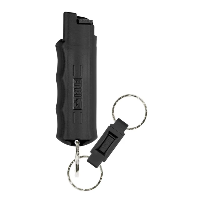 SABRE pepper spray with quick release keychain for self defense